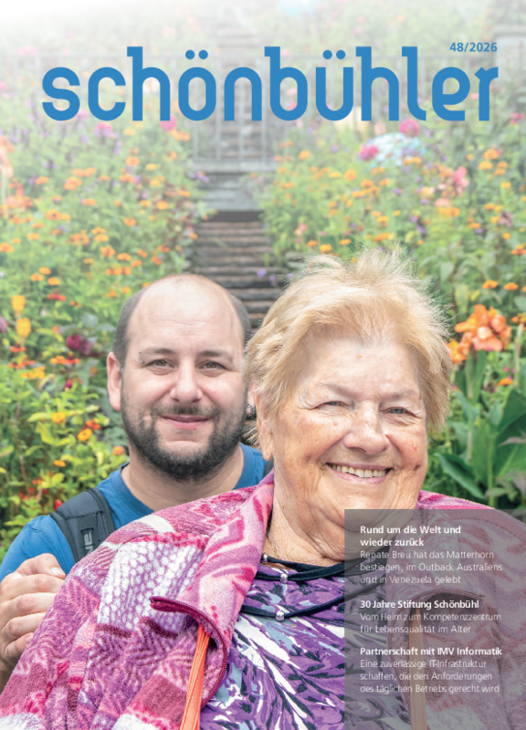 Cover des Hausmagazins ‚Schönbühler‘, Ausgabe 48, 2026.