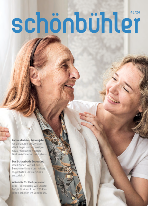 Cover des Hausmagazins ‚Schönbühler‘, Ausgabe 45, 2024.