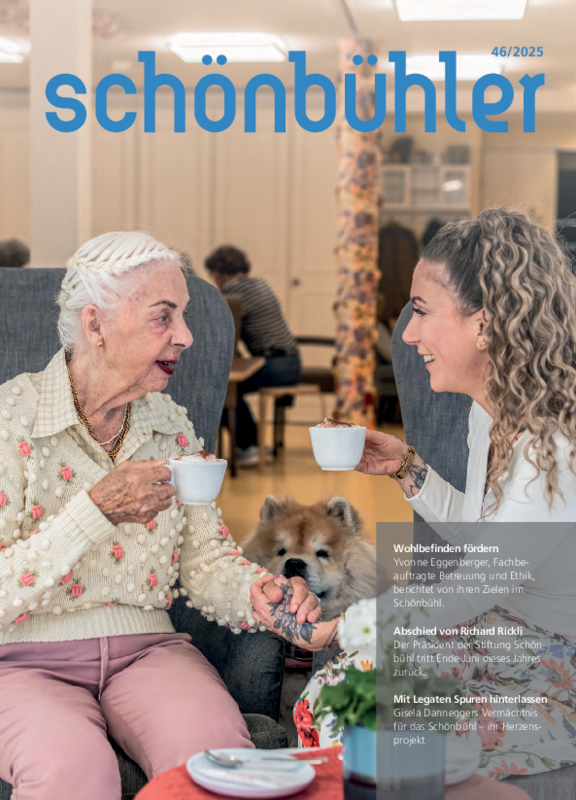 Cover des Hausmagazins ‚Schönbühler‘, Ausgabe 46, 2025.